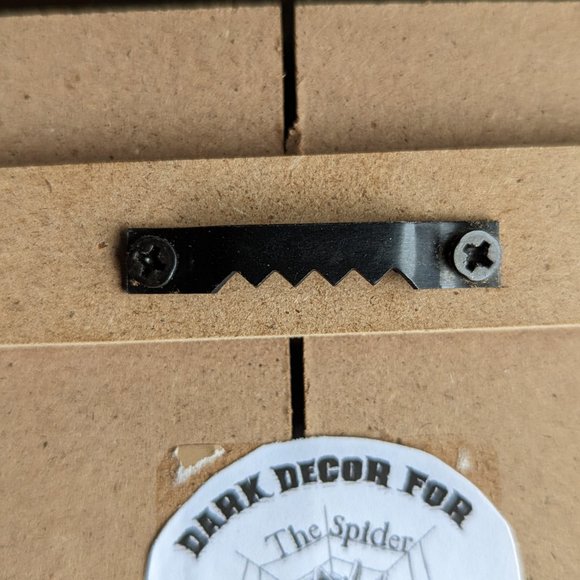 Vintage Octopus Illustration Printed Wooden Square Necklace Key Holder Gothic - Picture 10 of 10